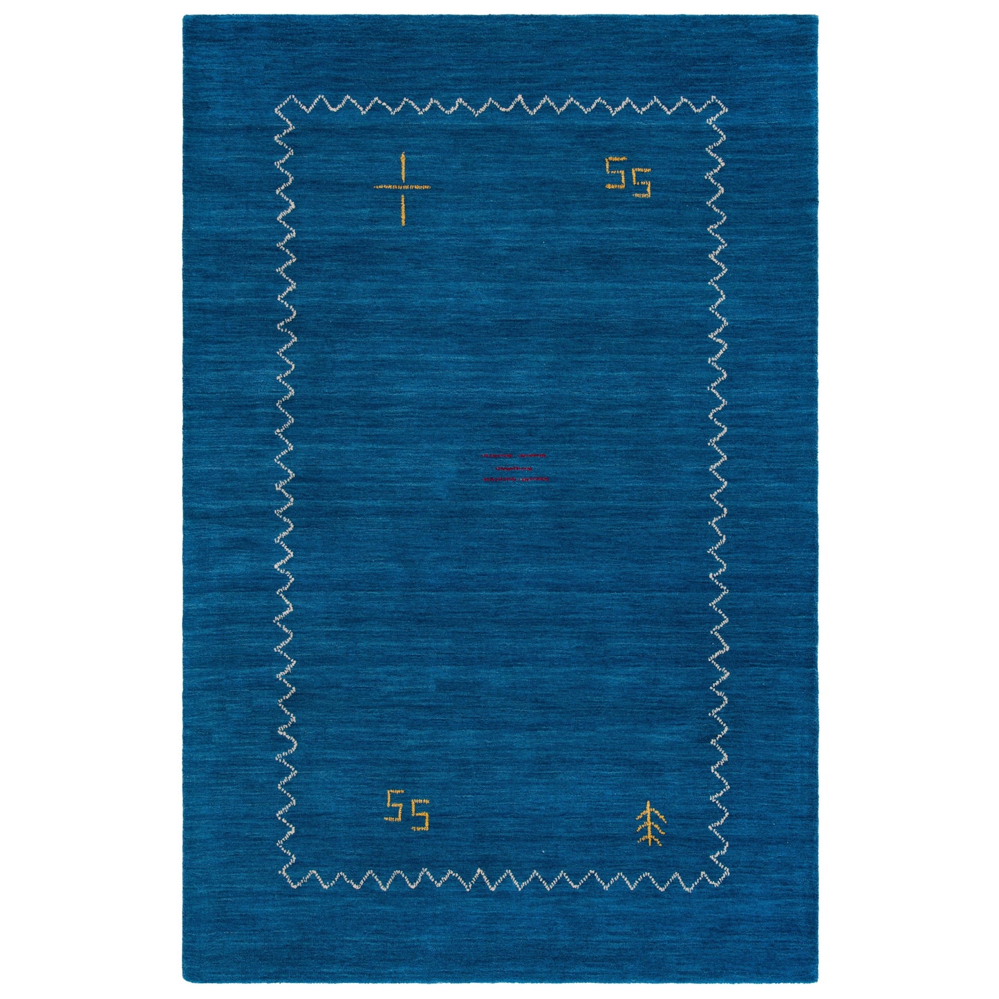 Tapis de couloir Gabbeh en laine Eraclia de l'Himalaya, fait main par SAFAVIEH