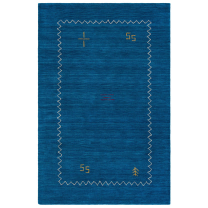 Tapis de couloir Gabbeh en laine Eraclia de l'Himalaya, fait main par SAFAVIEH