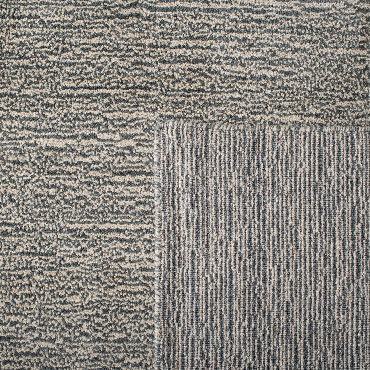 Tapis moderne en laine SAFAVIEH fait main, bordure en palmier de l'Himalaya