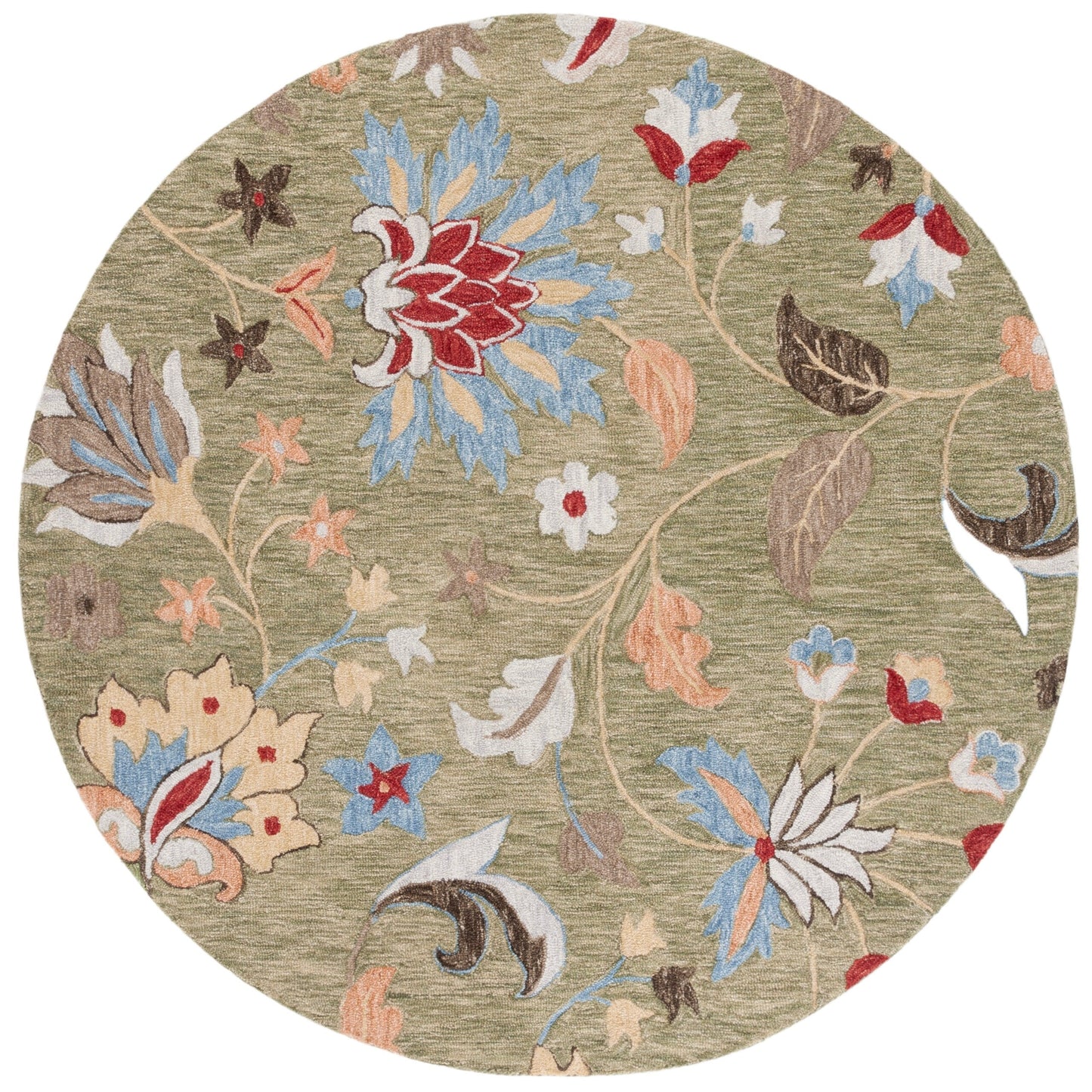 Tapis en laine SAFAVIEH fait main Jardin Asya Country