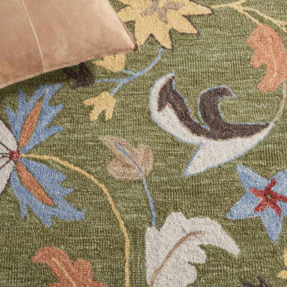 Tapis en laine SAFAVIEH fait main Jardin Asya Country