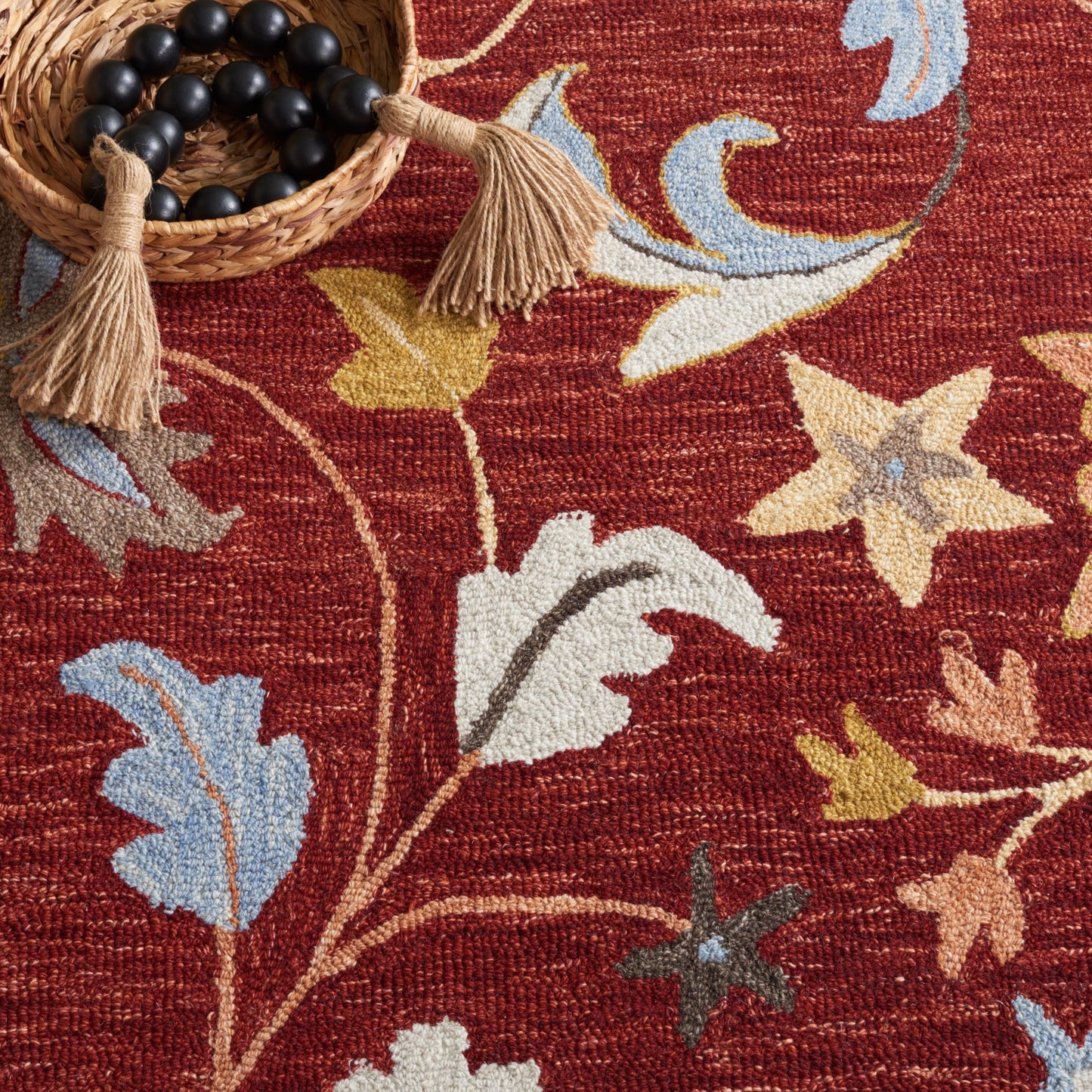 Tapis en laine SAFAVIEH fait main Jardin Asya Country