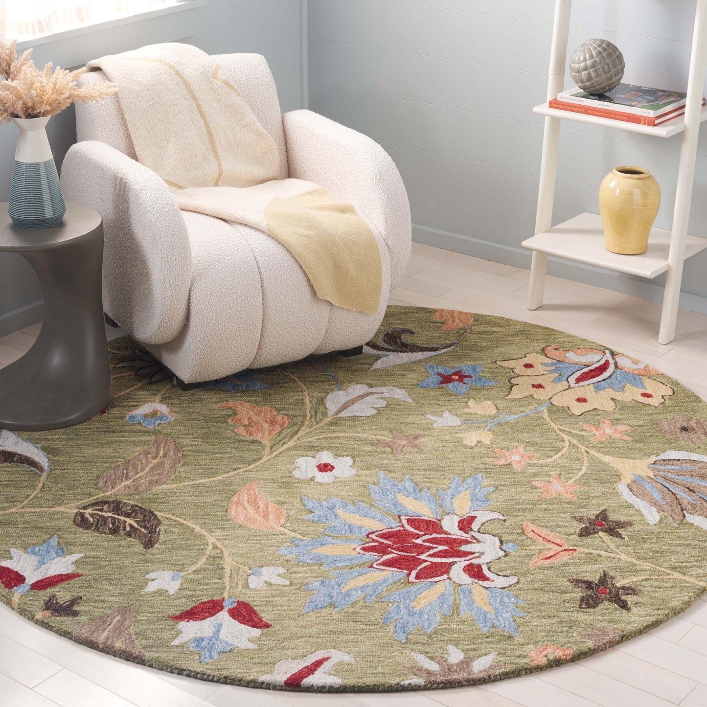 Tapis en laine SAFAVIEH fait main Jardin Asya Country
