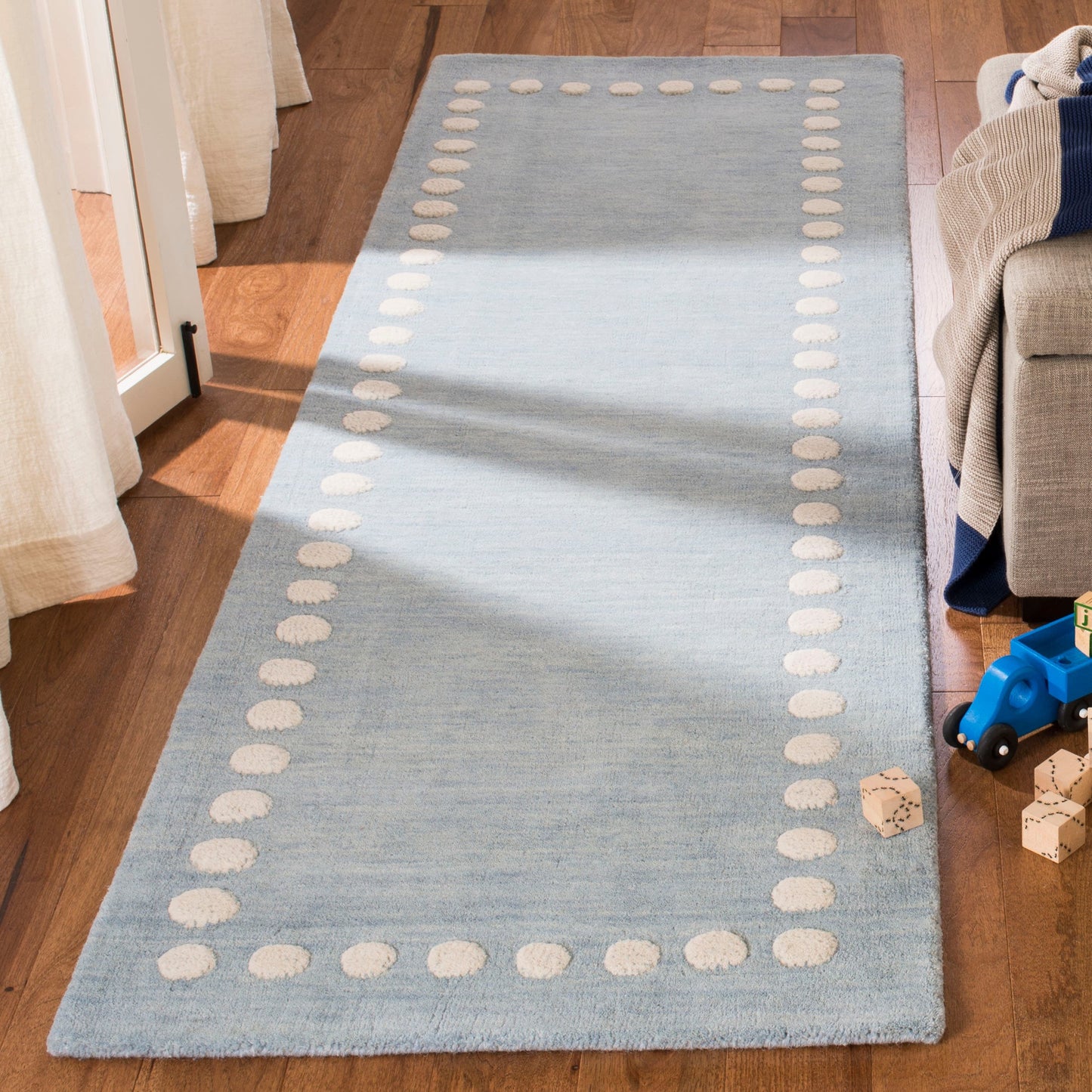 Tapis en laine Alondra pour enfants, fait main, SAFAVIEH