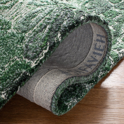 SAFAVIEH Tapis en laine à médaillon moderne Carlijn fait à la main