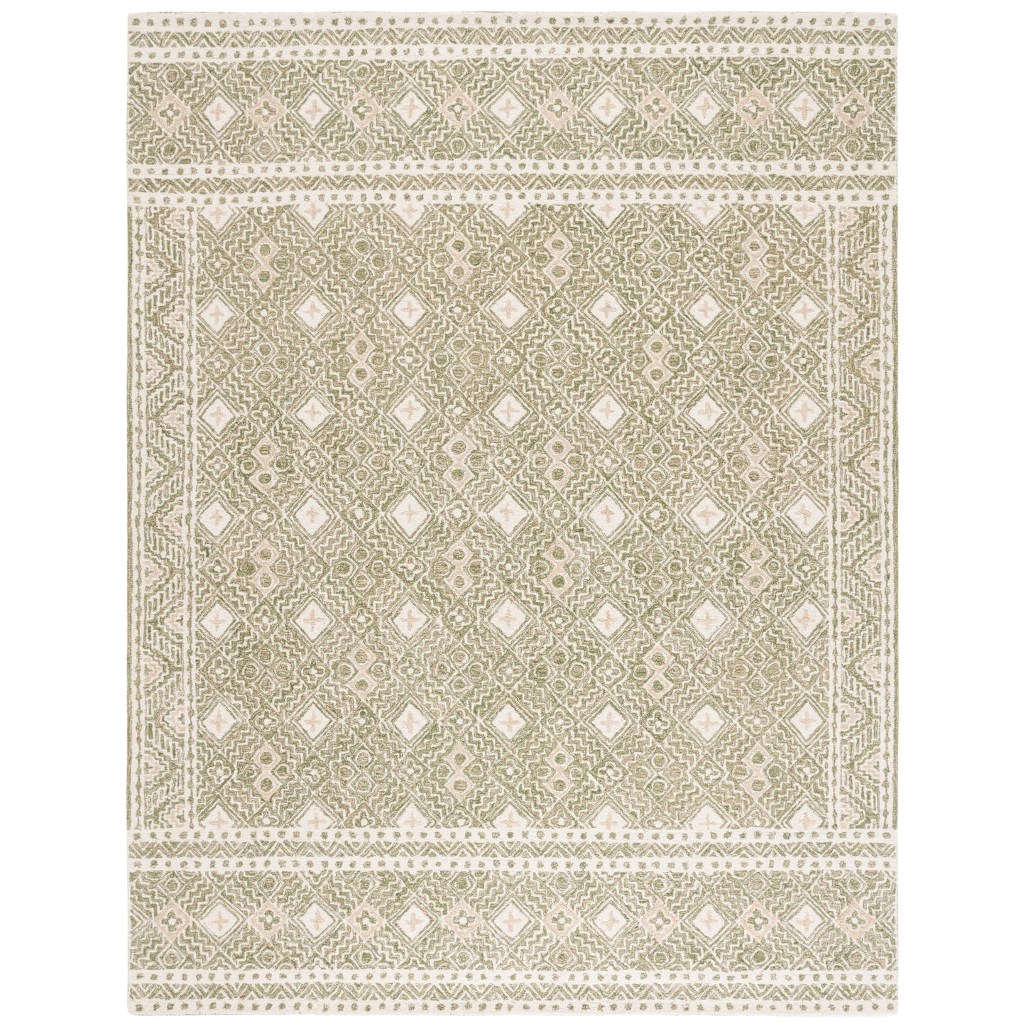 Tapis SAFAVIEH en laine Lutetia micro-bouclée faite à la main