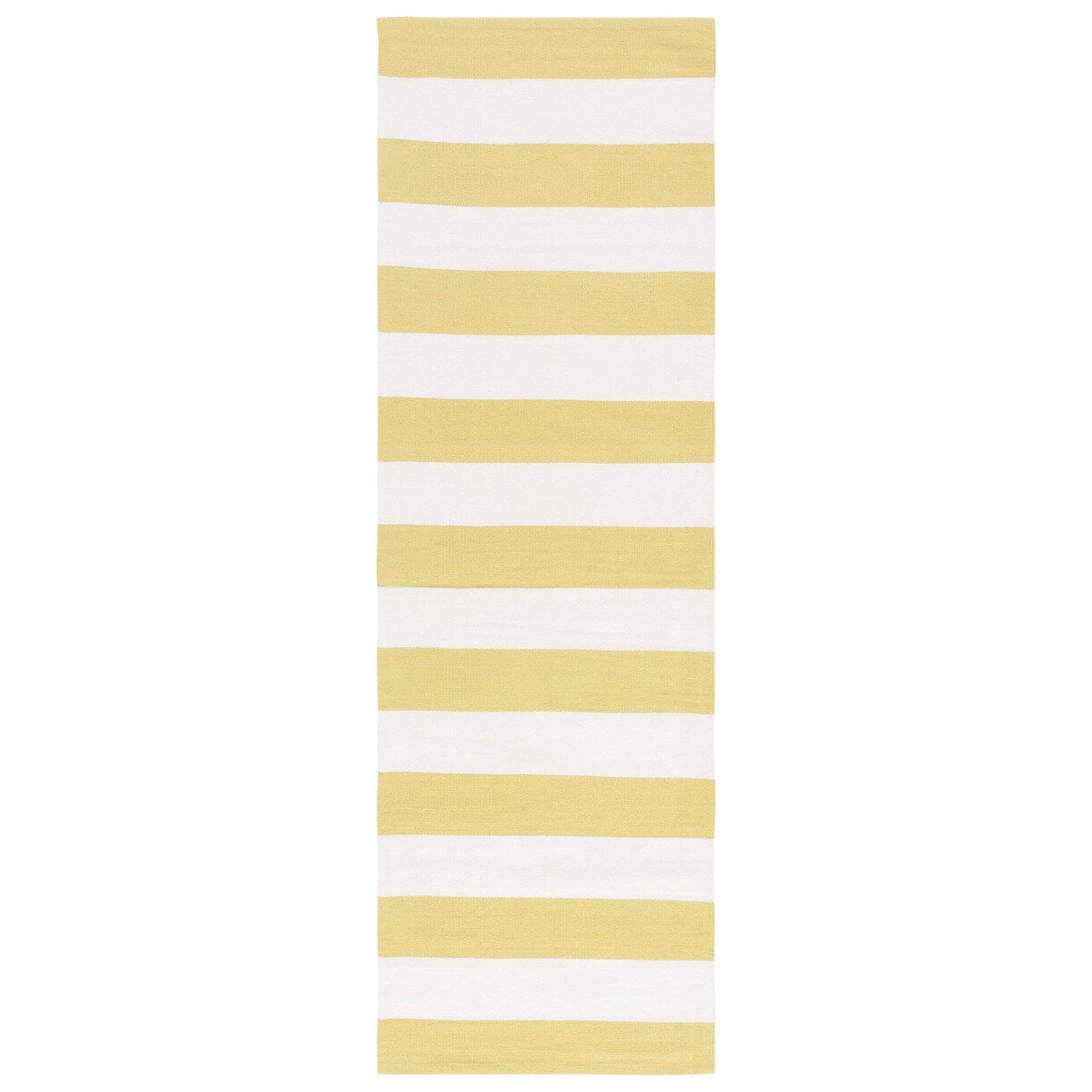 Tapis SAFAVIEH Montauk à rayures Geltrude en coton tissé plat fait main