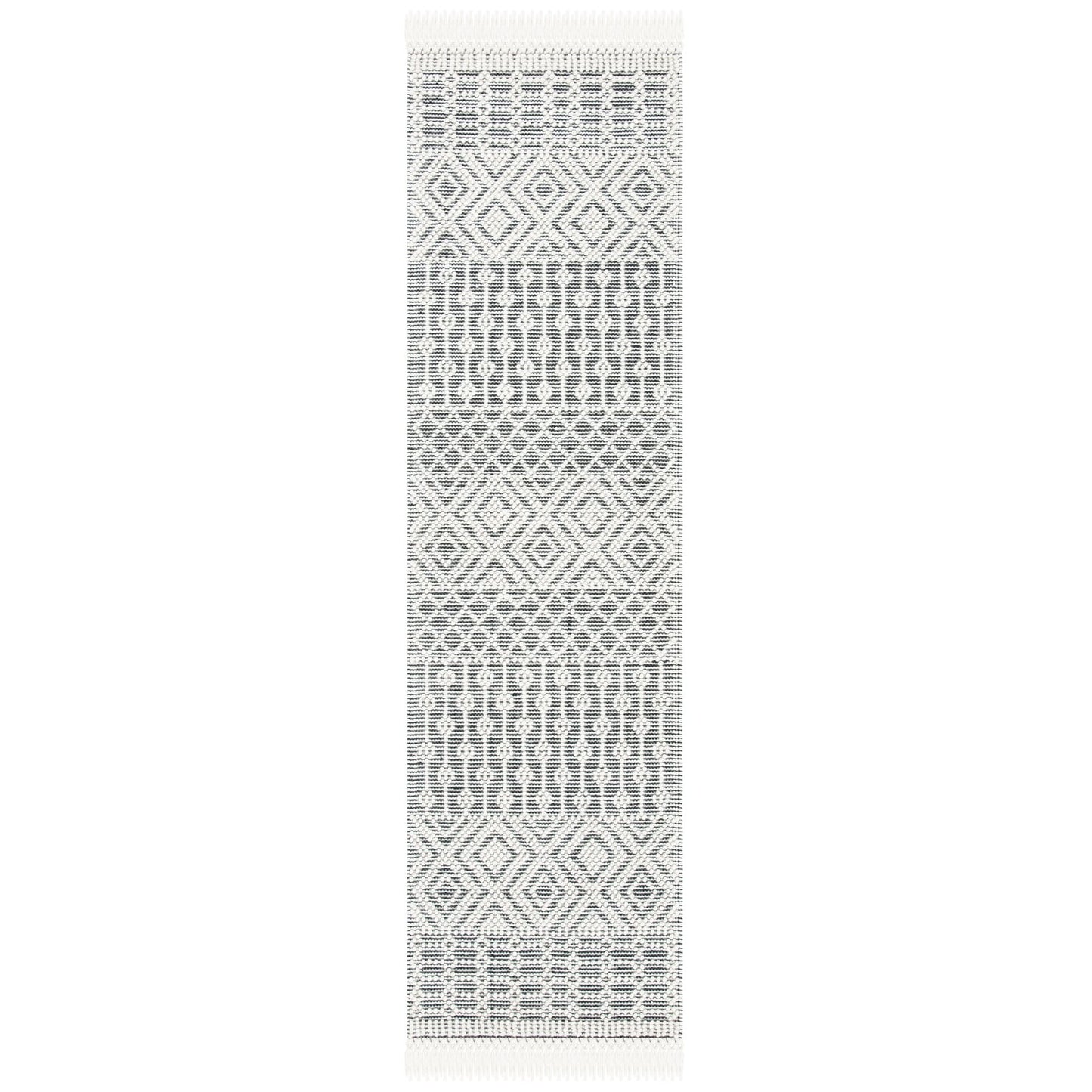 Tapis à franges en laine Natura Estel fait main SAFAVIEH