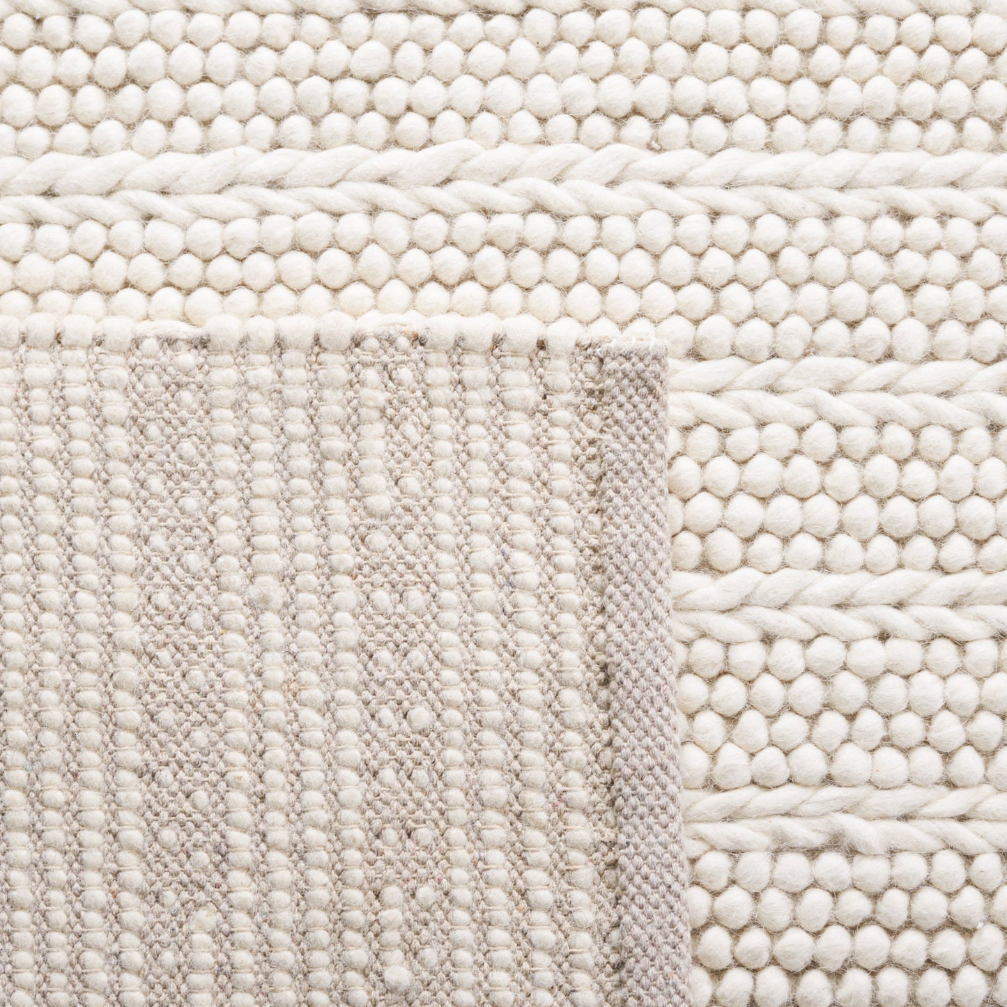 SAFAVIEH Tapis en laine Natura Sanjulata fait à la main