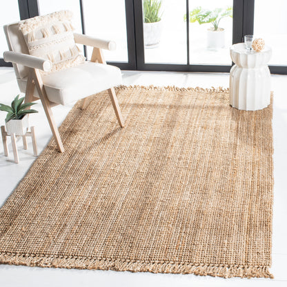 Tapis SAFAVIEH Mirnesa en jute naturel fait main avec franges
