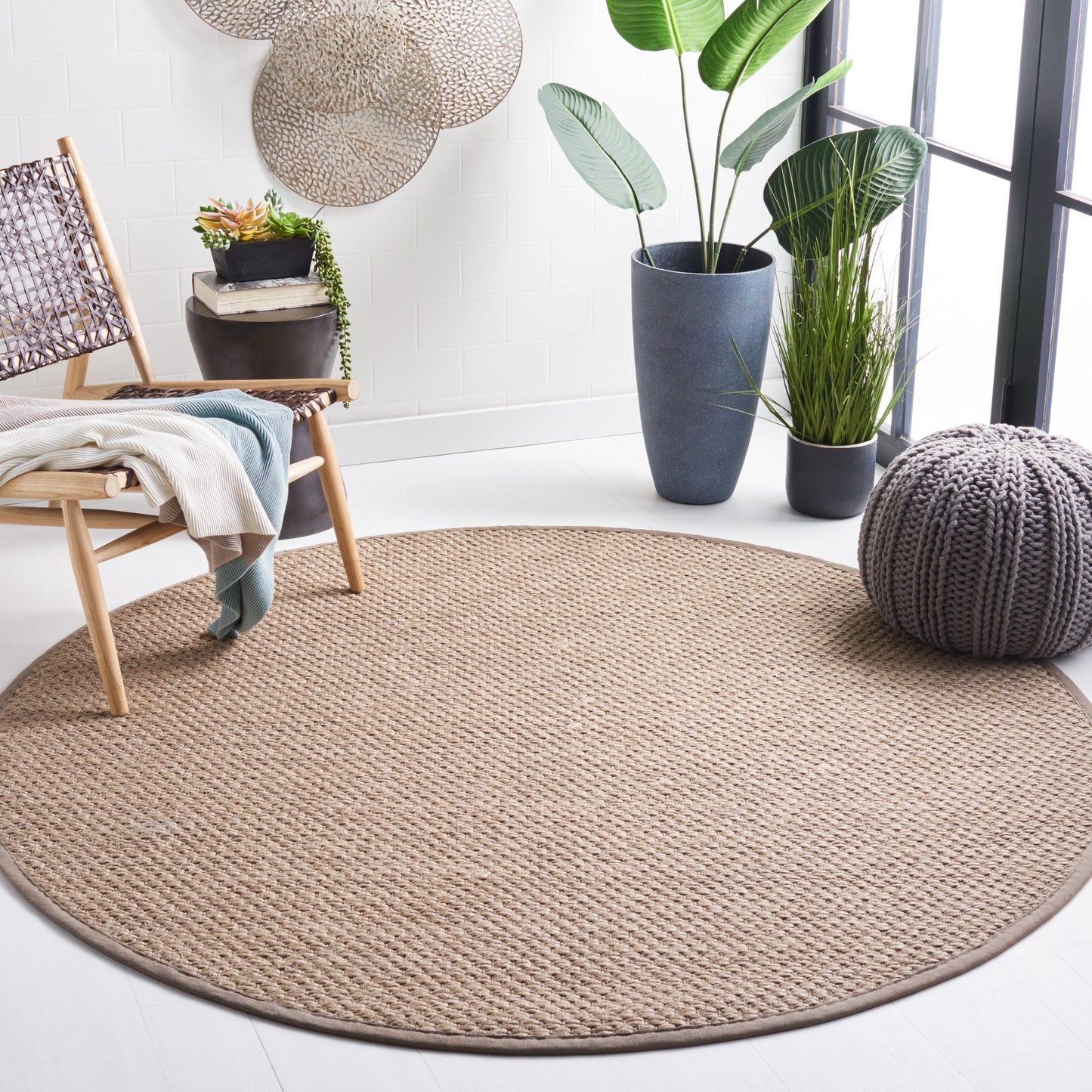 Tapis SAFAVIEH en sisal Relina fait main en fibres naturelles