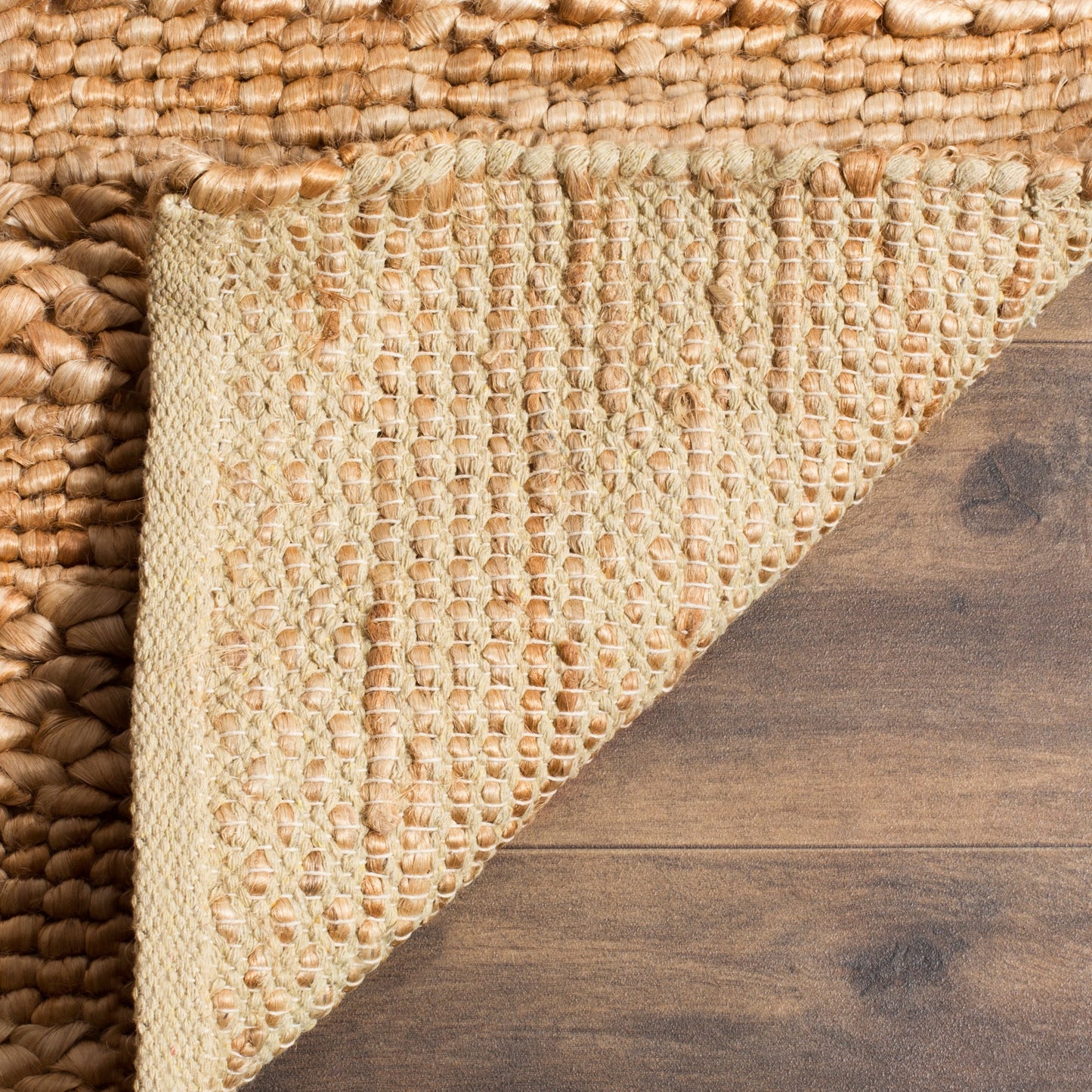 SAFAVIEH Tapis en jute Zaniyah en fibre naturelle fait à la main