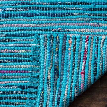 Tapis en coton à rayures fines fait main SAFAVIEH