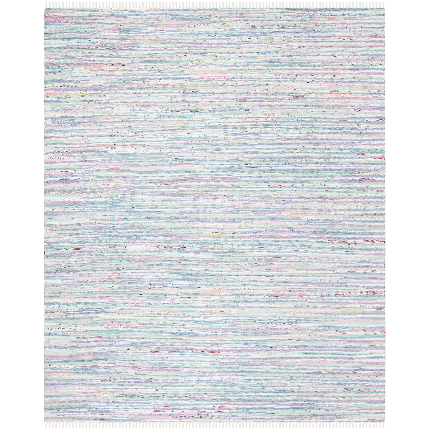 Tapis en coton à rayures fines fait main SAFAVIEH