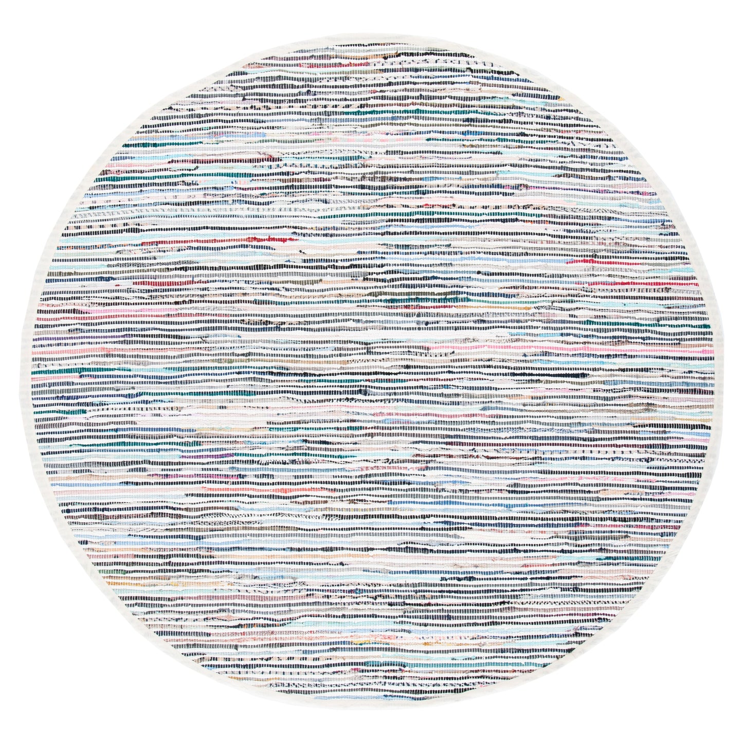 Tapis en coton à rayures fines fait main SAFAVIEH