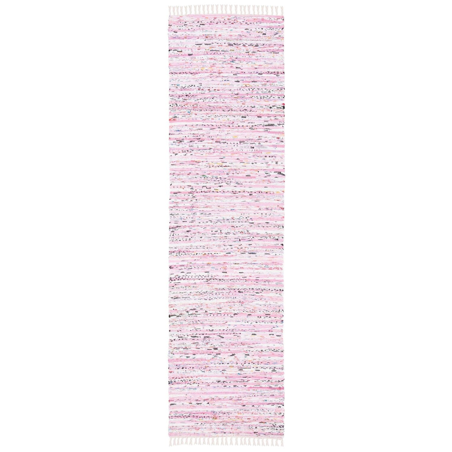 Tapis en coton à rayures fines fait main SAFAVIEH