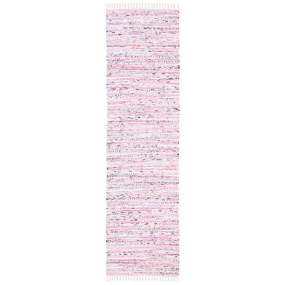 Tapis en coton à rayures fines fait main SAFAVIEH