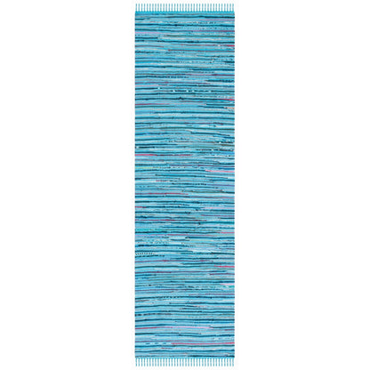 Tapis en coton à rayures fines fait main SAFAVIEH