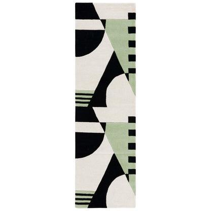 SAFAVIEH Fait main Rodeo Drive Willow Abstrait en laine moderne du milieu du siècle