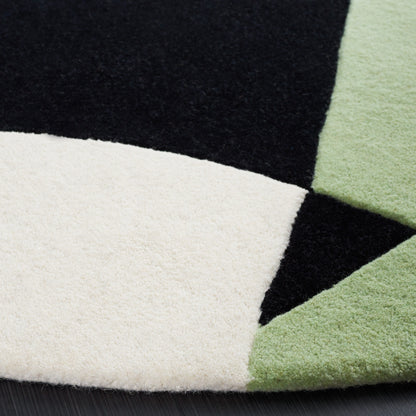 SAFAVIEH Fait main Rodeo Drive Willow Abstrait en laine moderne du milieu du siècle