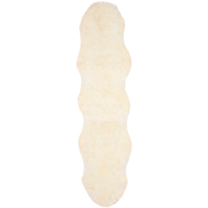 Tapis Brittnie en peau de mouton véritable, fait main par SAFAVIEH