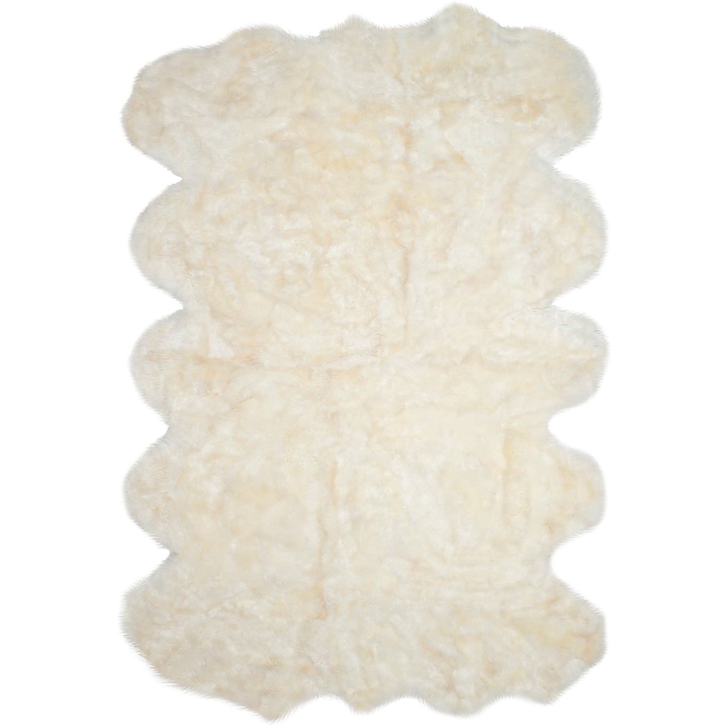 Tapis Brittnie en peau de mouton véritable, fait main par SAFAVIEH