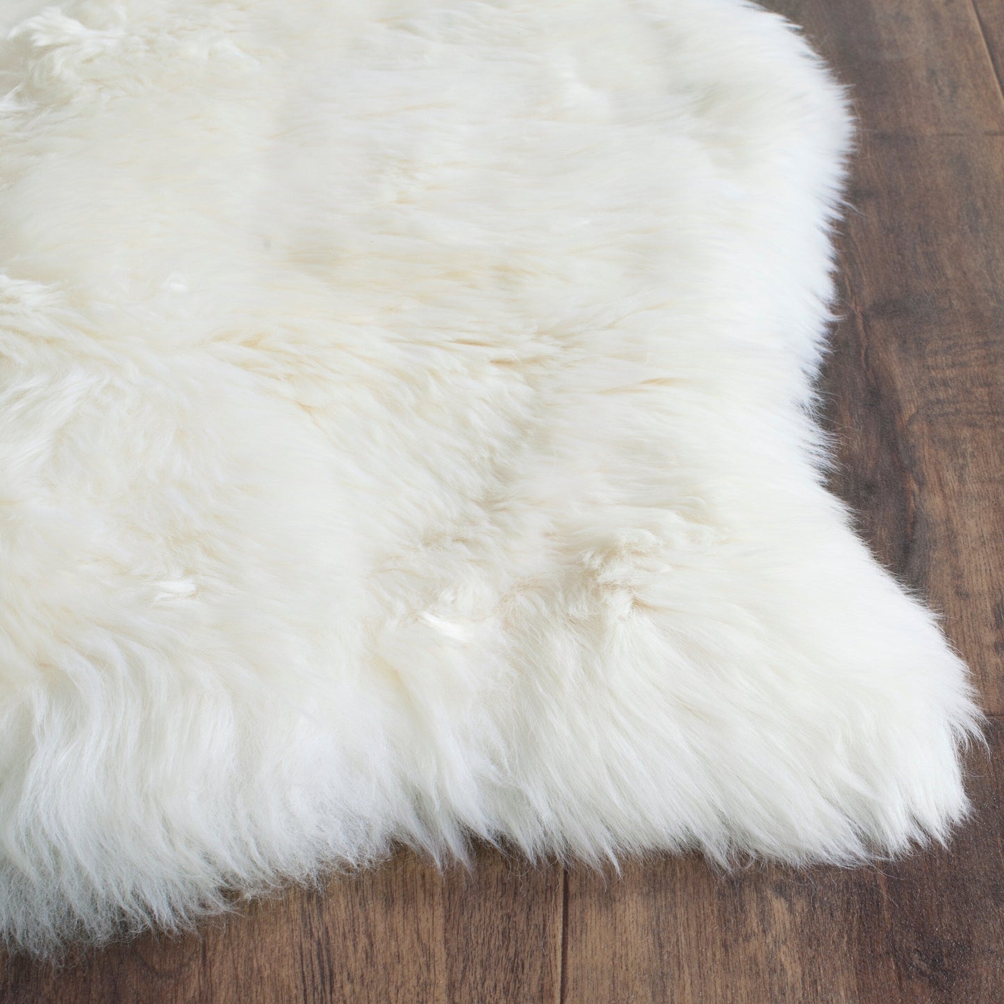 Tapis Brittnie en peau de mouton véritable, fait main par SAFAVIEH