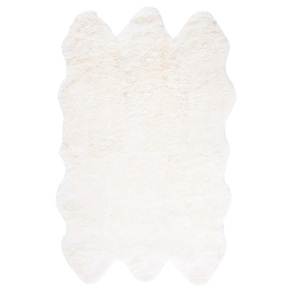 Tapis Brittnie en peau de mouton véritable, fait main par SAFAVIEH