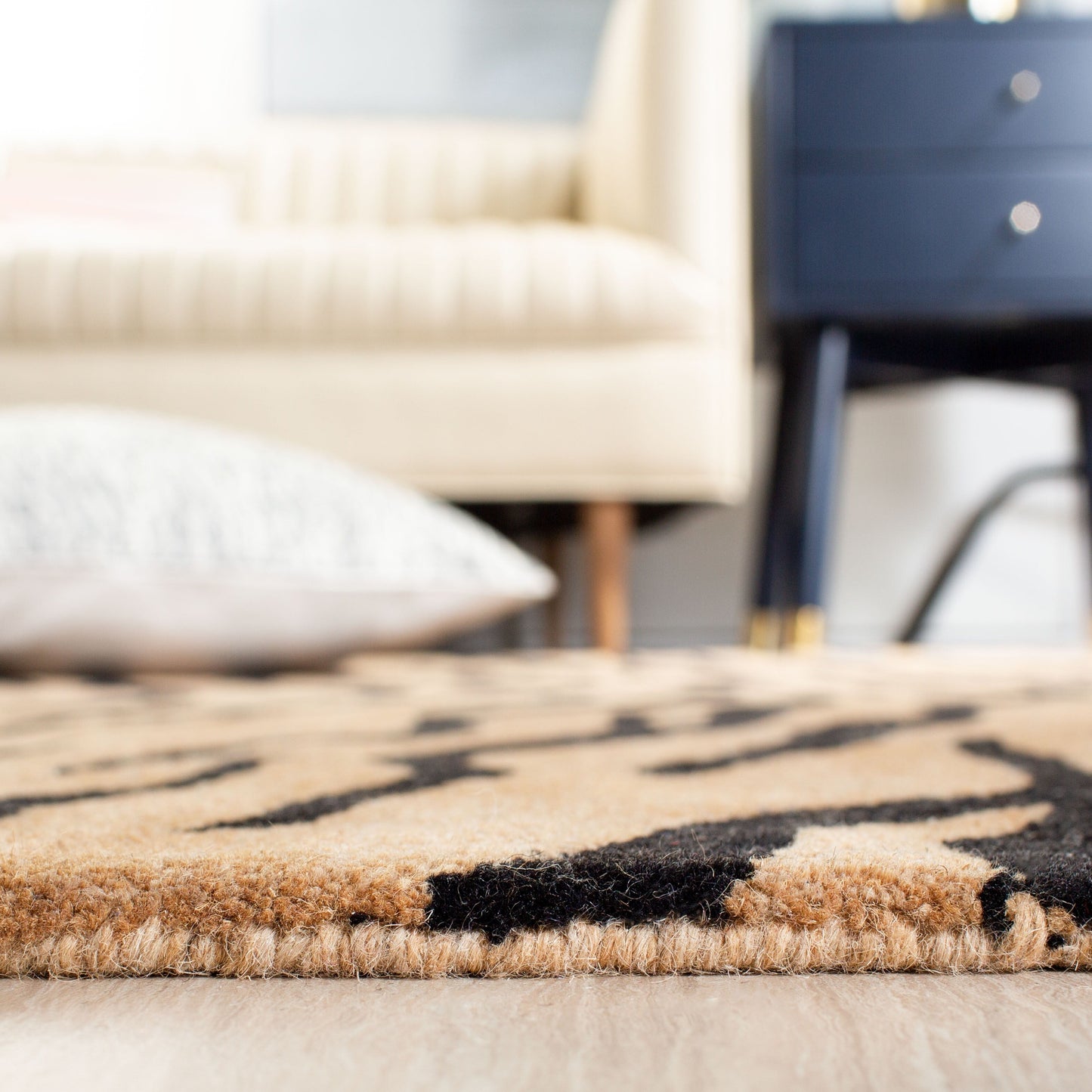 Tapis SAFAVIEH Soho Latoyia Tiger en laine de Nouvelle-Zélande, fait main