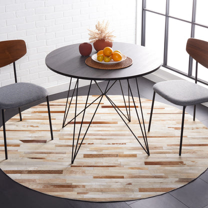 Tapis en cuir moderne SAFAVIEH fait main en atelier Tennille