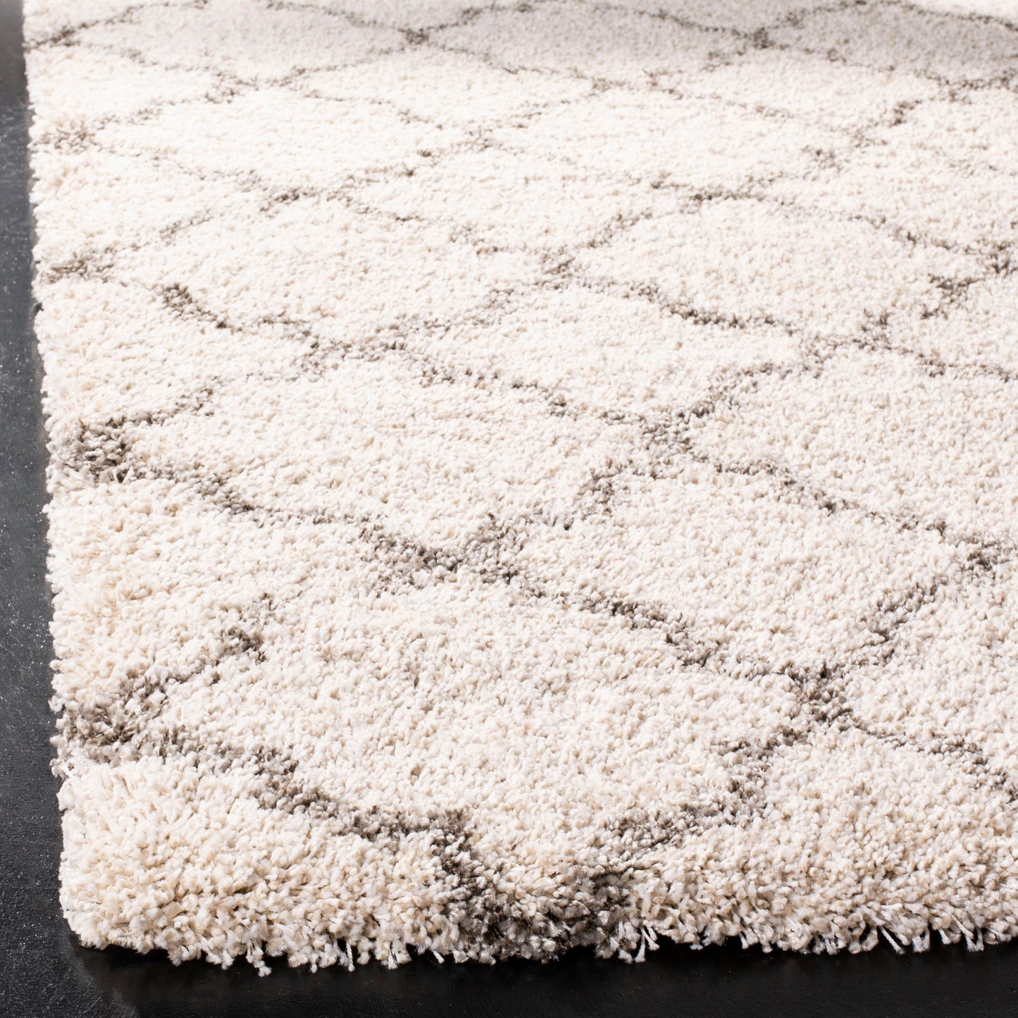 Tapis SAFAVIEH Hudson Shag Jeryl Glam Trellis de 5 cm d'épaisseur