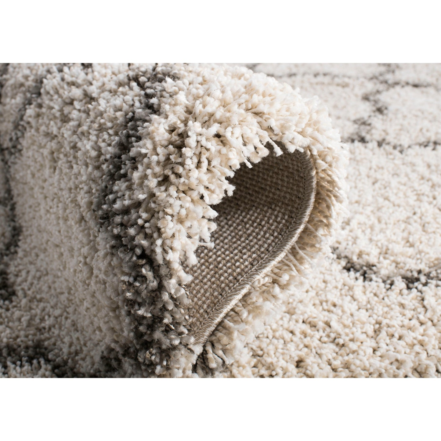 Tapis SAFAVIEH Hudson Shag Jeryl Glam Trellis de 5 cm d'épaisseur