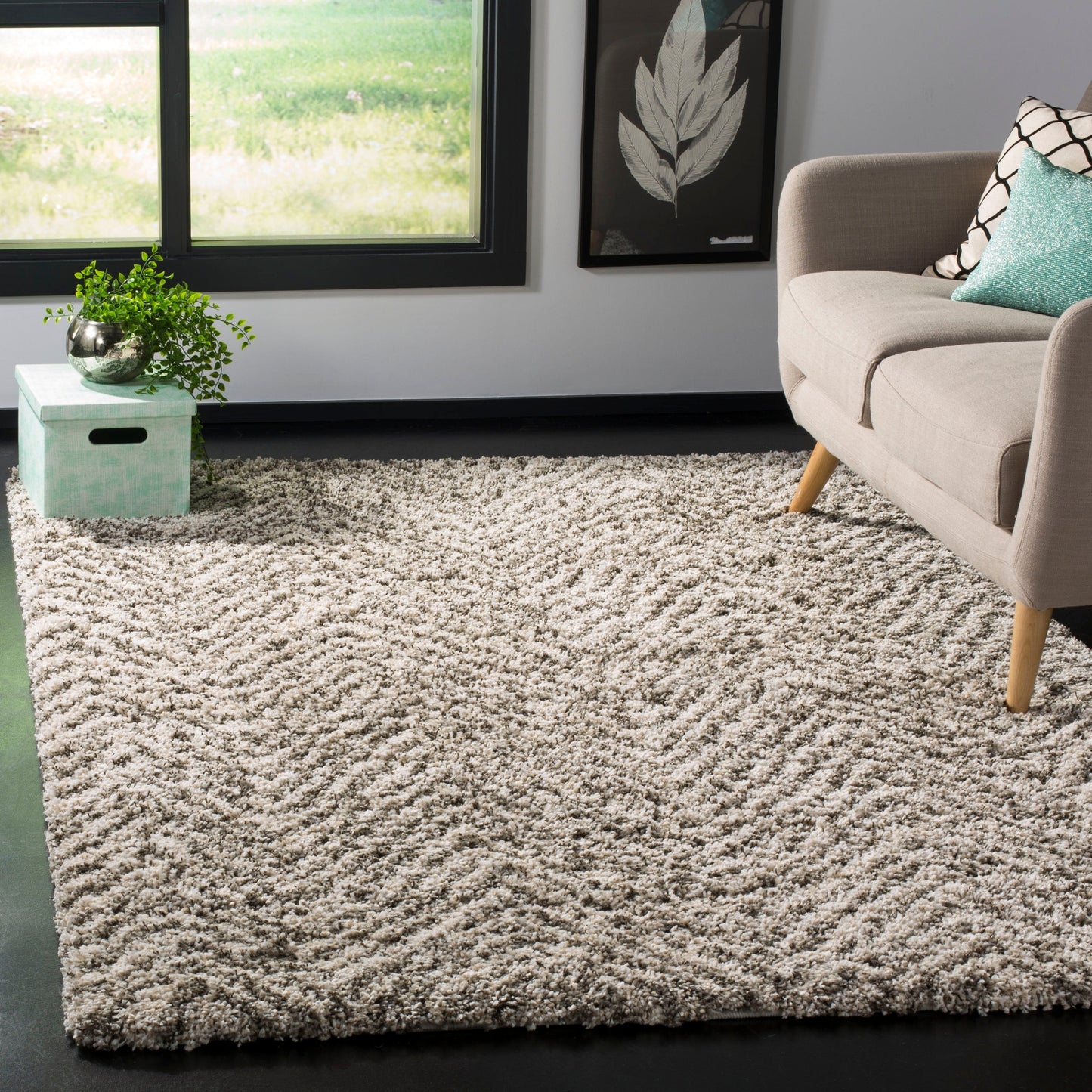 Tapis SAFAVIEH Hudson Shag Miljana de 5 cm d'épaisseur