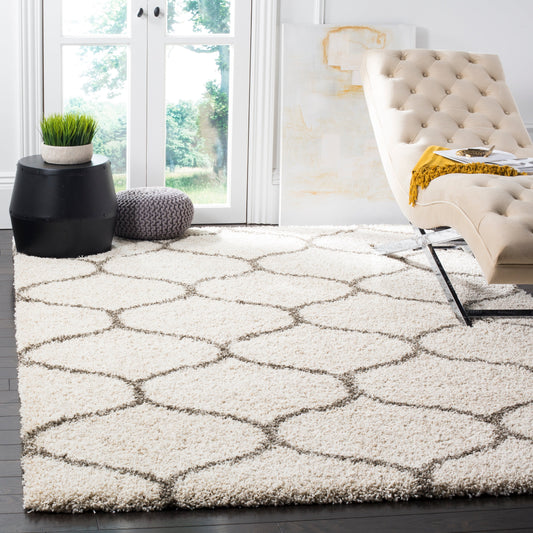 Tapis SAFAVIEH Hudson Shag Pushpa Trellis de 5 cm d'épaisseur