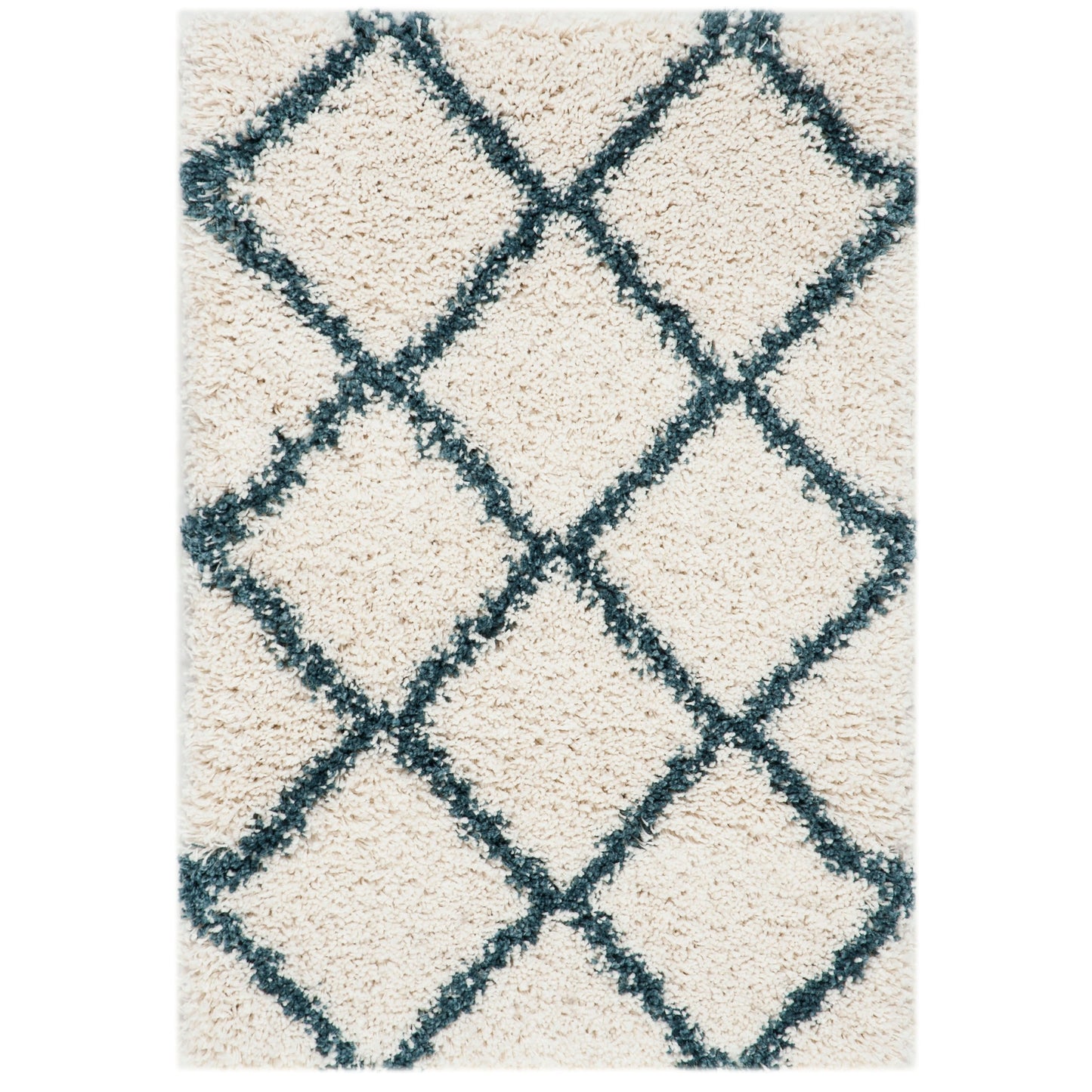 Tapis SAFAVIEH Hudson Shag Raili Diamond Trellis de 5 cm d'épaisseur