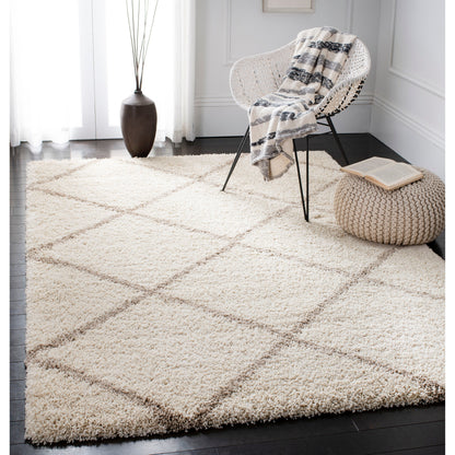 Tapis SAFAVIEH Hudson Shag Raili Diamond Trellis de 5 cm d'épaisseur