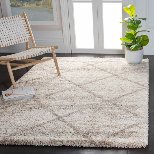 Tapis SAFAVIEH Hudson Shag Raili Diamond Trellis de 5 cm d'épaisseur