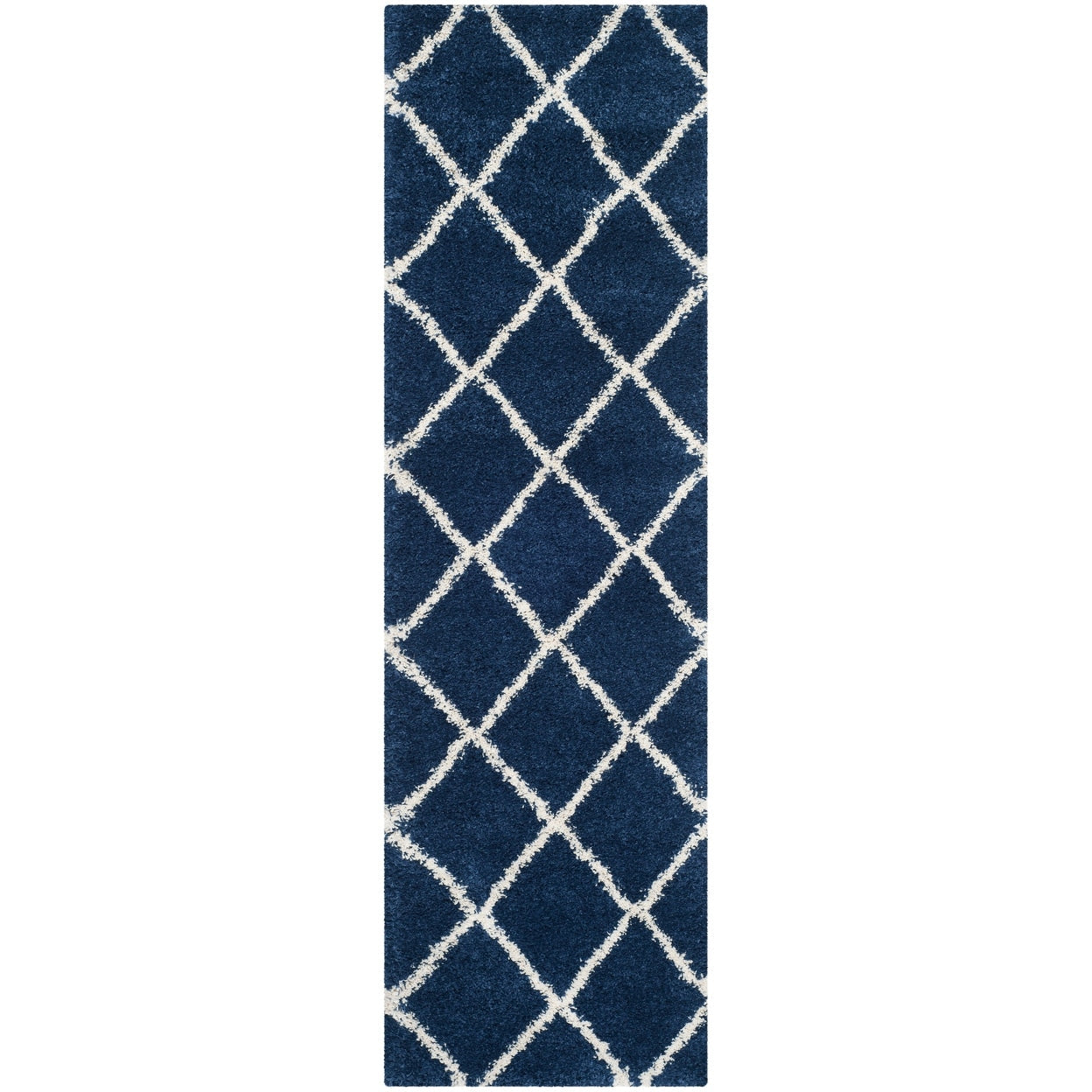 Tapis SAFAVIEH Hudson Shag Raili Diamond Trellis de 5 cm d'épaisseur