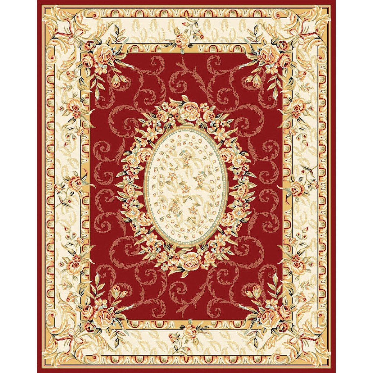 SAFAVIEH Lyndhurst Nannette Tapis oriental traditionnel à médaillon