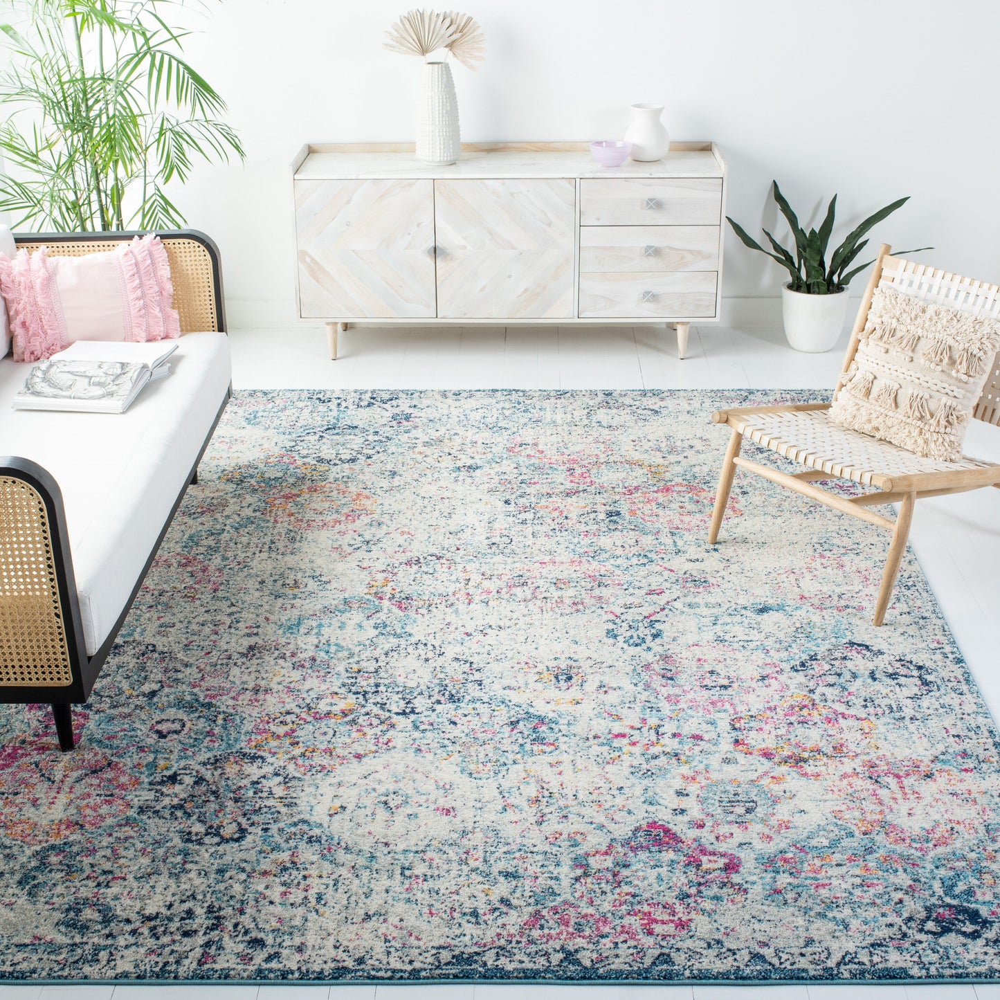 Tapis SAFAVIEH Madison Bettylou Boho Chic effet vieilli