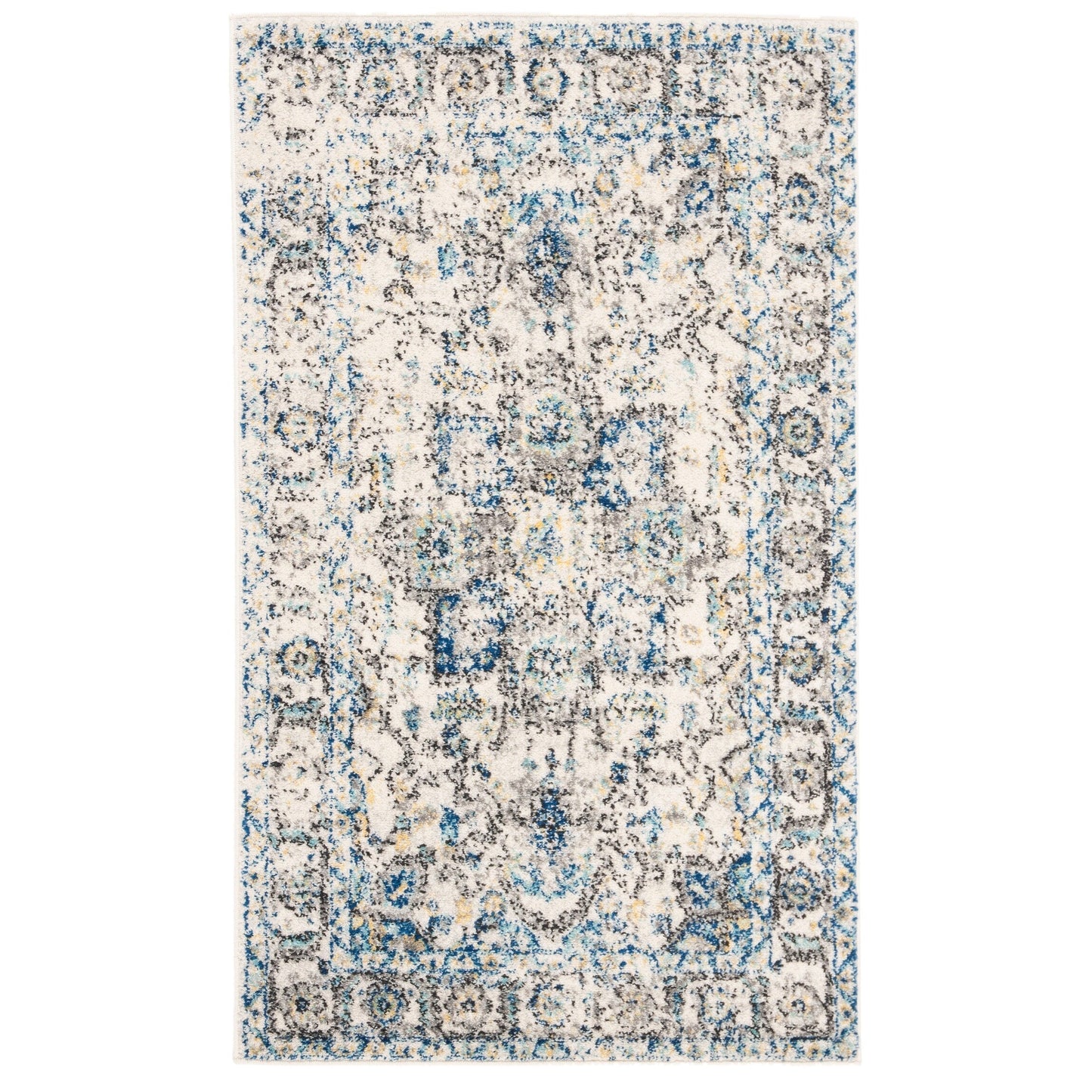Tapis rustique vieilli SAFAVIEH Madison Delois Medallion à motif médaillon