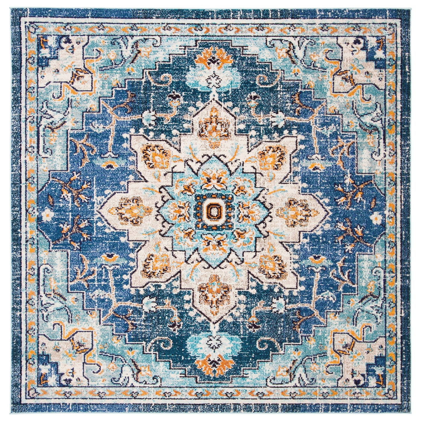 SAFAVIEH Tapis Madison Katelijne Boho médaillon vieilli