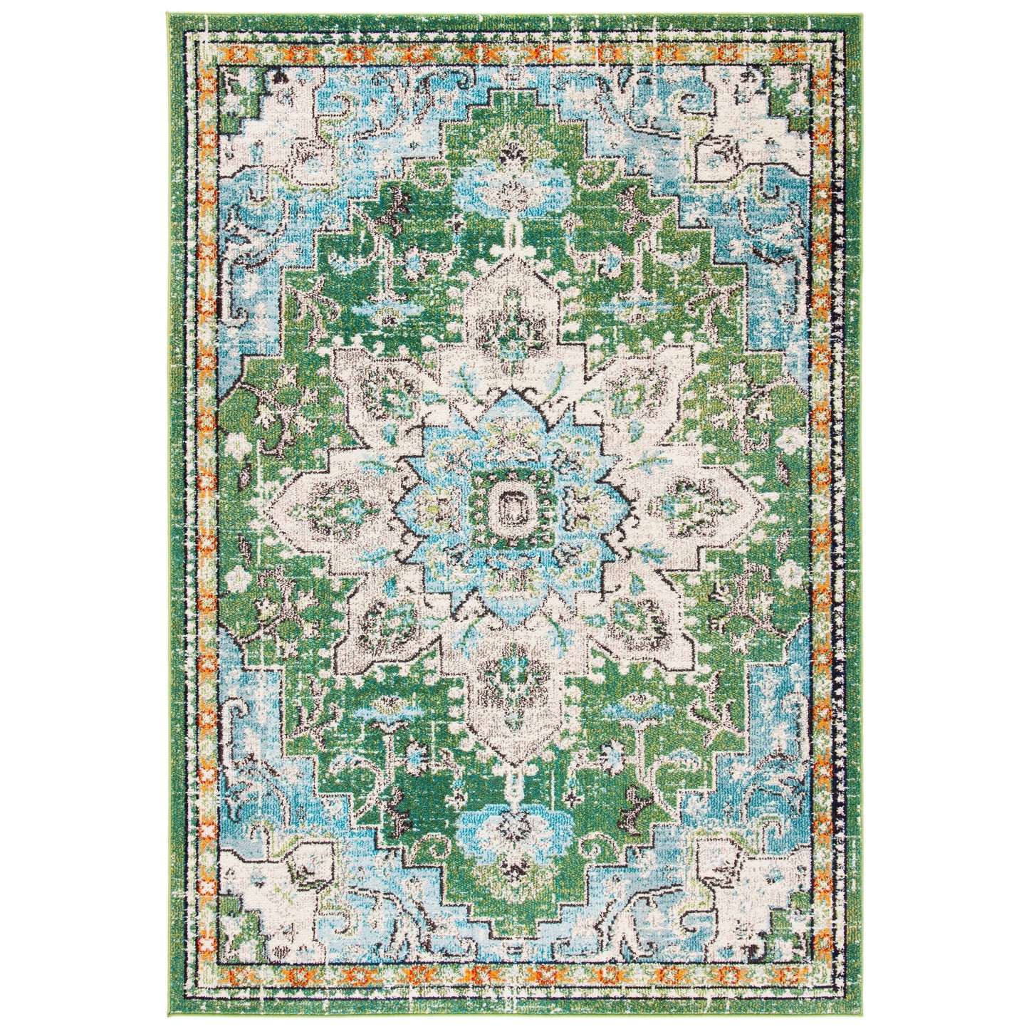 SAFAVIEH Tapis Madison Katelijne Boho médaillon vieilli