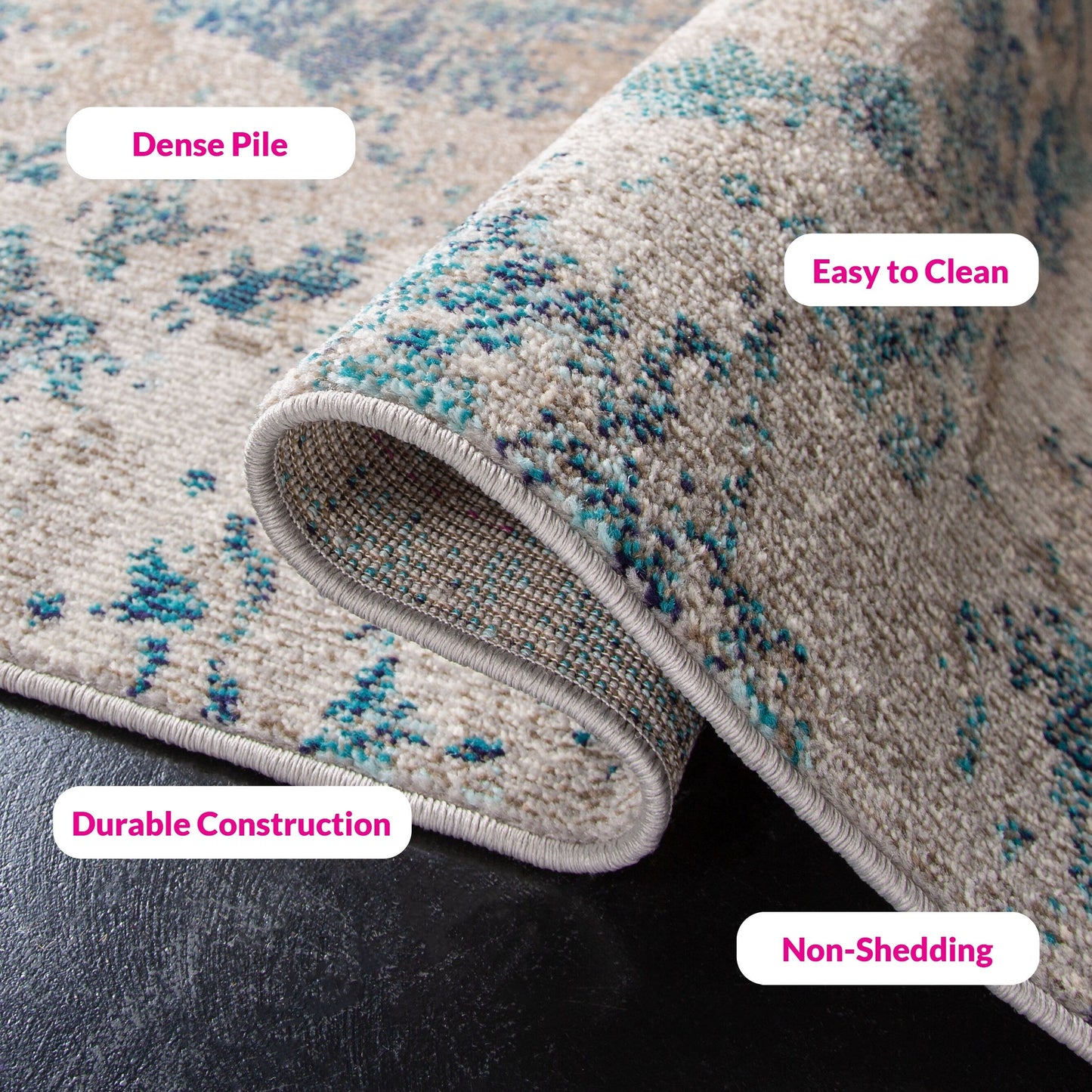 Tapis abstrait moderne SAFAVIEH Madison Lawanda