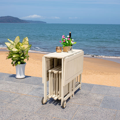 Ensemble de salle à manger d'extérieur 5 pièces SAFAVIEH Brandy - 43 x 35 x 29 cm