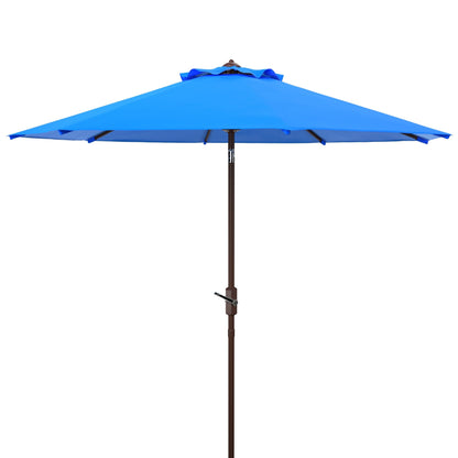 Parasol de terrasse SAFAVIEH Rieta en aluminium, inclinable et à manivelle, 2,74 m (9 pi), base non incluse