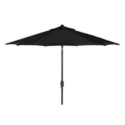 Parasol de terrasse SAFAVIEH Rieta en aluminium, inclinable et à manivelle, 2,74 m (9 pi), base non incluse