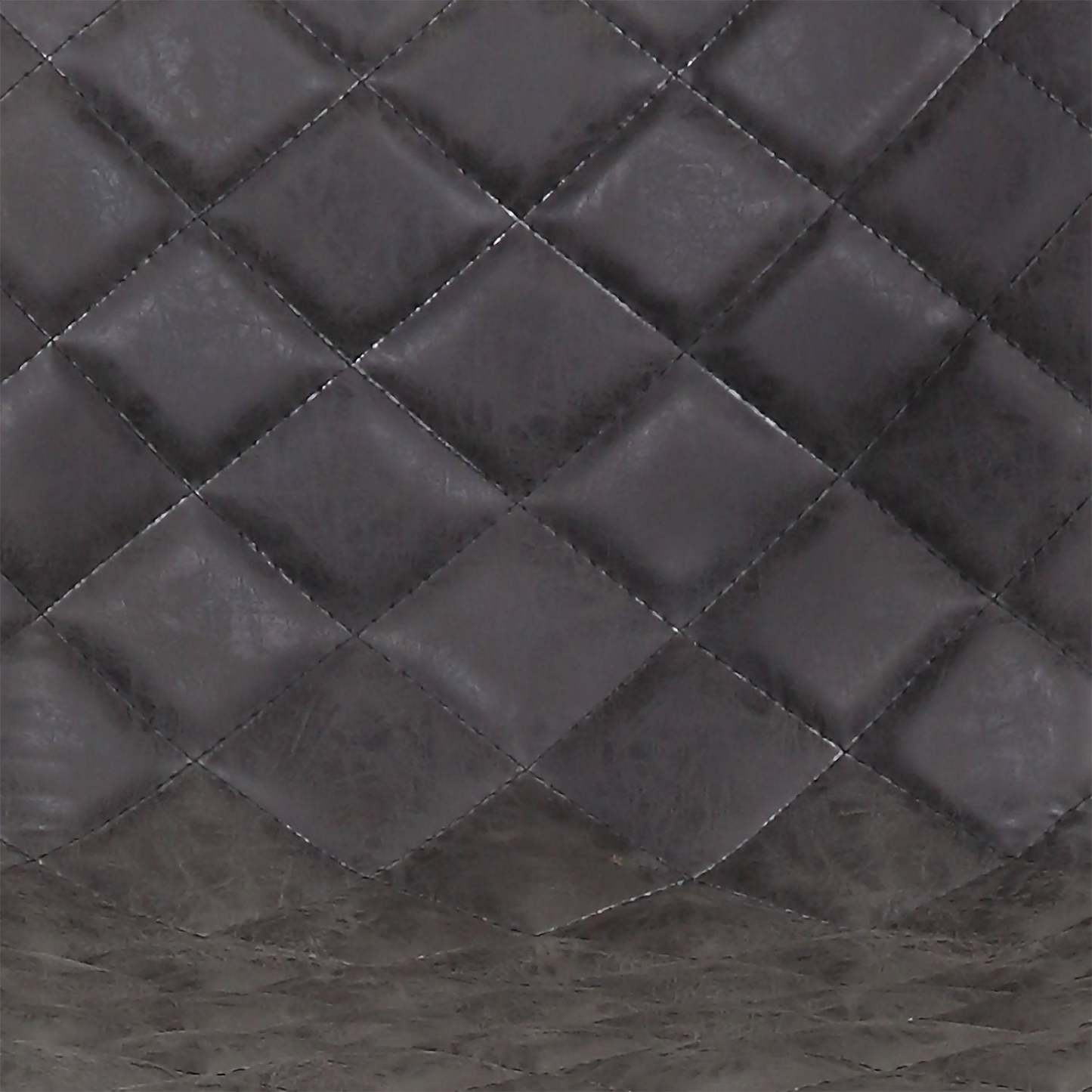 Tabouret de bar Seth avec siège pivotant et réglable, tissu en cuir végétalien, métal - Gris | Tabouret de bar Seth en tissu de cuir végétalien et en métal avec siège pivotant et réglable - gris