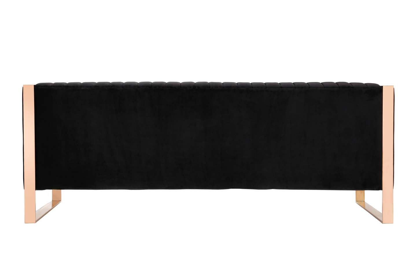 Sofa Trillium de Manhattan Comfort de 83,07 po - noir et doré