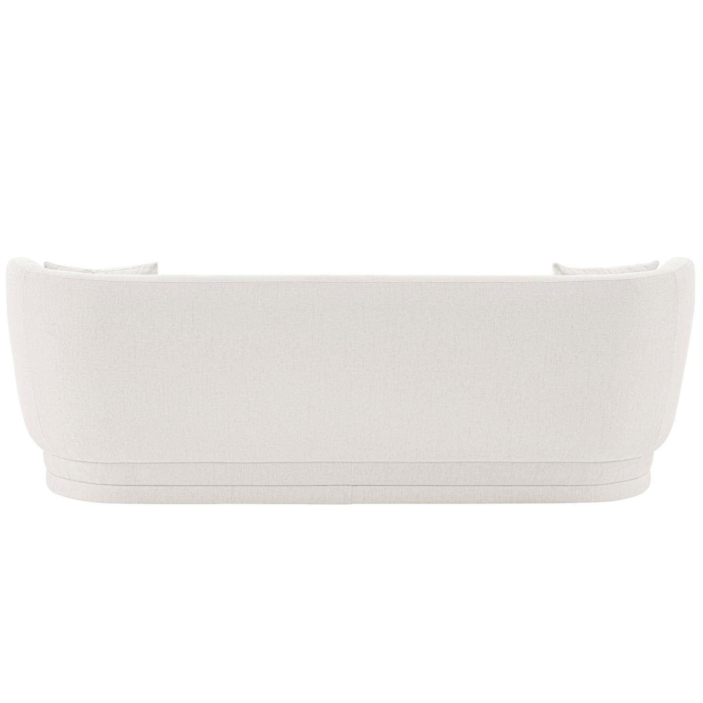 Sofa contemporain Siri de Manhattan Comfort de 92,52 po en lin tissé avec coussins - crème